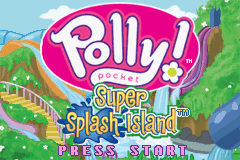 Polly Pocket! - Super Splash Island (Vivendi) Title Screen